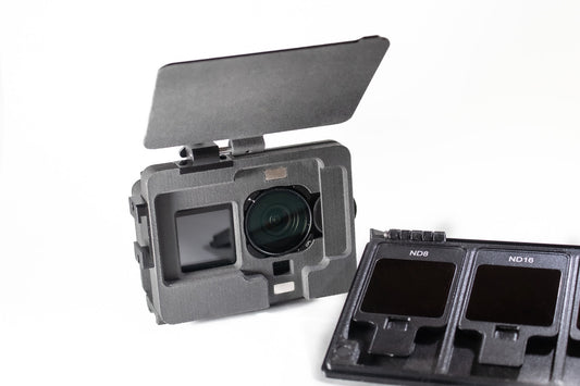 Action Box Cine Cage + ND Filter Set For GoPro 9,10,11,12 - Vlogging set up, cinematic GoPro set up, Action case for GoPro