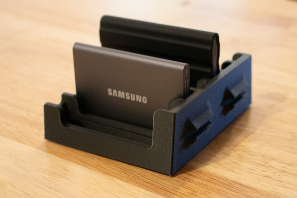 Samsung T7 SSD holder for T7 & T7 shield SSD Holder Organizer Stand Solid State Drive Organizer